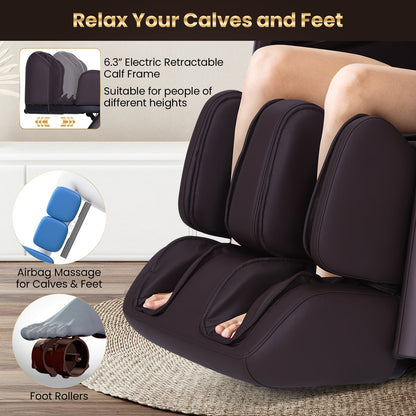 Enjoyment 42 - Full Body Zero Gravity Massage Recliner with Airbags and Foot Rollers