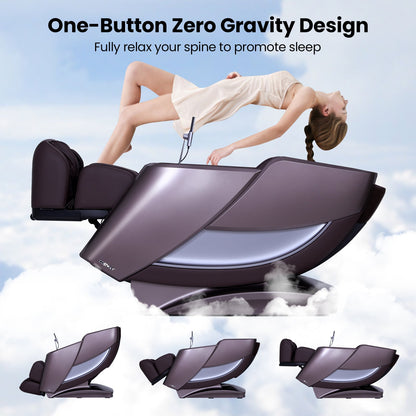 Enjoyment 42 - Full Body Zero Gravity Massage Recliner with Airbags and Foot Rollers