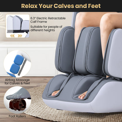 Enjoyment 42 - Full Body Zero Gravity Massage Recliner with Airbags and Foot Rollers