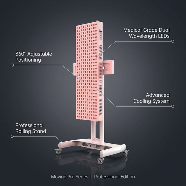 Red Light Therapy Device with Stand - Moving Pro Series Professional Edition — Lifestyle