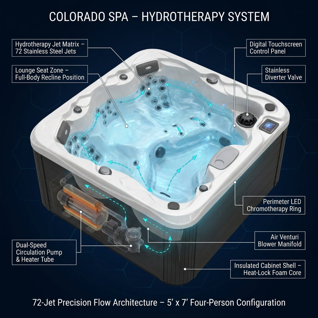 Colorado Hot Tub Spa – 5' x 7' Outdoor Spa for 4 Adults — How It Works