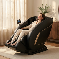 Massage Chair Neck Massager with Zero Gravity Heating Bluetooth Functions (Black) — Lifestyle