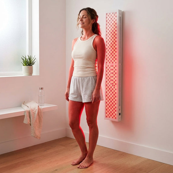 Red Light Therapy Panel Built for Full Body Treatment, 4 Wavelengths, 300 LEDs, Modular Design, 500W