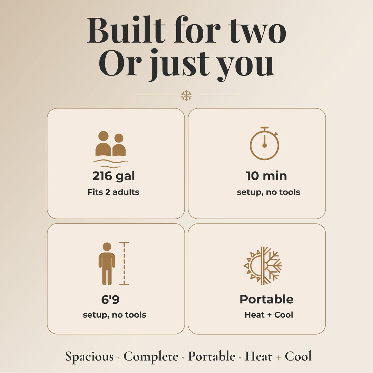 Nicebeam Cryo Pro Cold Plunge Tub – XXL Inflatable Ice Bath