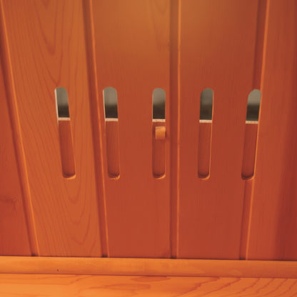 Sunray Sierra 2-Person Infrared Cedar Sauna with Carbon Heaters
