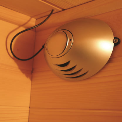 Sunray Sierra 2-Person Infrared Cedar Sauna with Carbon Heaters