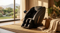 Massage Chair Neck Massager with Zero Gravity Heating Bluetooth Functions (Black) — Lifestyle